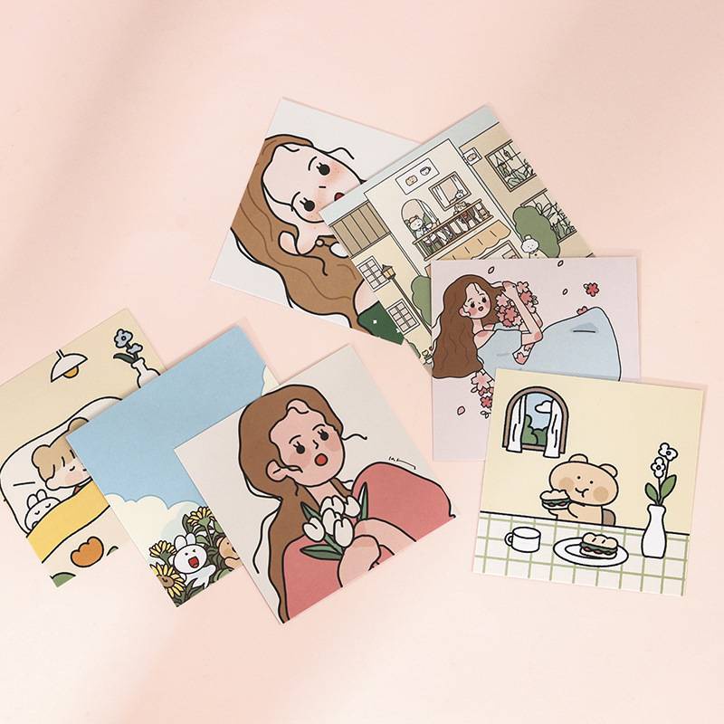 การ์ดตกแต่งผนัง การ์ดมินิมอล โปสเตอร์การ์ดกระดาษ สำหรับตกแต่งบ้าน - รูปที่ 2