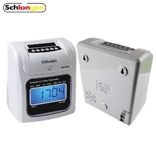 SCHLONGEN Time Recorder เครื่องตอกบัตร ชลองเกน #SLG-690 (แถมฟรี บัตรตอกเวลา 50 ใบ + ผ้าหมึก 1 ตลับ) ประกันศูนย์ 3 ปี