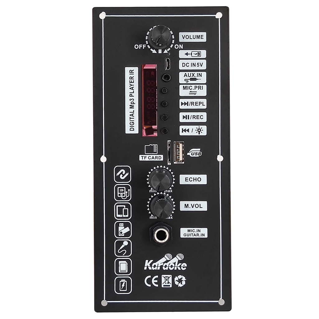 บอร์ดขยายเสียงลําโพง 3.7 V 30W รองรับบลูทูธ AUX 5-8 นิ้ว สําหรับโฮมเธียเตอร์ DIY