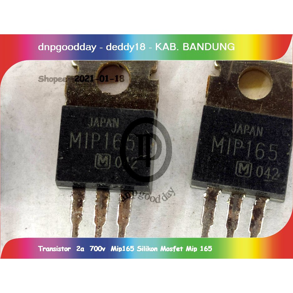 ทรานซิสเตอร์ 2a 700v Mip165 ซิลิโคน Mosfet Mip 165