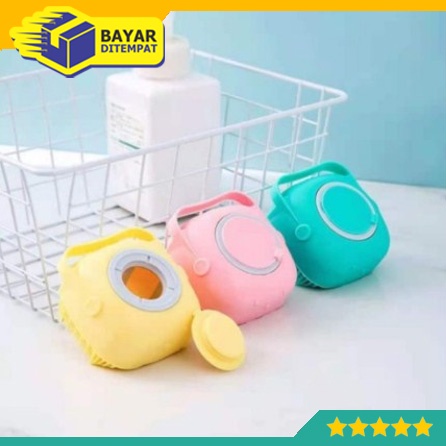 ซิลิโคนฟองน้ําอาบน้ําแปรงDiasher Liquid & Shampoo Sponge Holder [MG68]