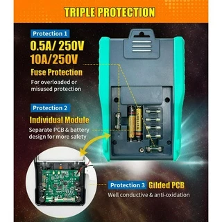PRO'S KIT (TAIWAN) MT-2207 มัลติมิเตอร์ คุณภาพเยี่ยม สเปคดี วัดคาปาได้ มาตรฐาน iso9001 / IEC ของแท้ 100%