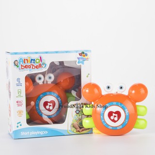 ProudNada Toys ของเล่นเด็กเล็กโมบายสัตว์(มีเสียง)Animal bed bell 6605