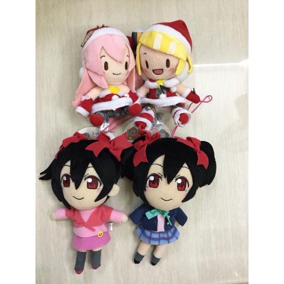 Vocaloid และ love live พวงกุญแจตุ๊กตาสัตว์