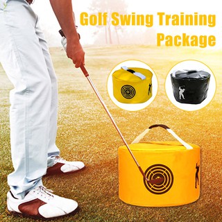 Golf Swing Training Bag Aid Golf Impact Contact Smash Hit Strike Bag Trainer