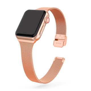 สายนาฬิกาข้อมือ สเตนเลส ขนาดเล็ก สําหรับ Apple Watch 2 3 4 5