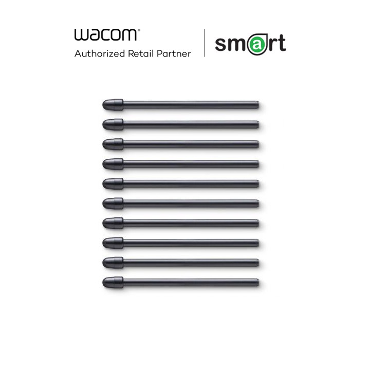Wacom ACK-22213 Replacement Nibs (Felt, 10-Pack) for Wacom Pro Pen 2, Pro  Pen 3D
