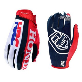 Ktm Honda HRC ถุงมือแข่งรถจักรยานยนต์ MX ออฟโร้ด ถุงมือสกปรก แบบเต็มนิ้ว M L XL