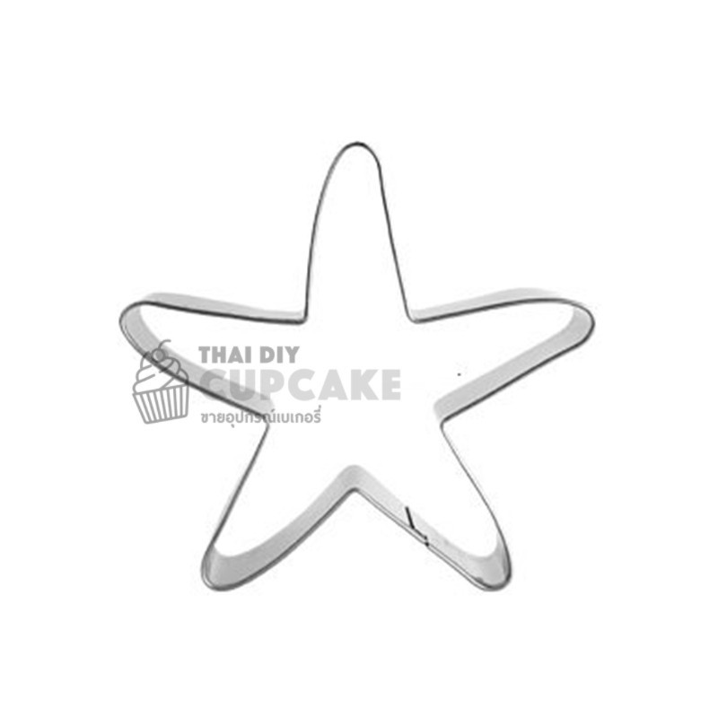 พิมพ์กดคุกกี้รูปปลาดาว สแตนเลส