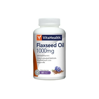 Vitahealth - Flaxseed oil 1000 mg 60 แคปซูล