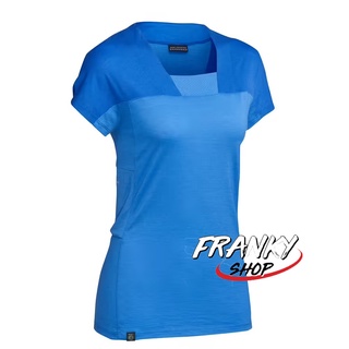 [พร้อมส่ง] เสื้อยืดสำหรับการเทรคกิ้งบนภูเขา ผ้าเมอริโน Womens Mountain Trekking Short-Sleeved Merino T-Shirt Trek 500