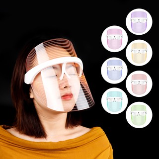 7-color anti-aging facial mask มาส์กให้ความชุ่มชื้นลดริ้วรอย 7 in 1 LED MASK