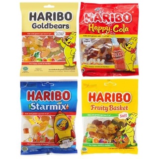 160g Haribo ฮาริโบ้ เยลลี่นำเข้า มี4แบบครับ (Goldbears/Starmix/Cola/Fruity)