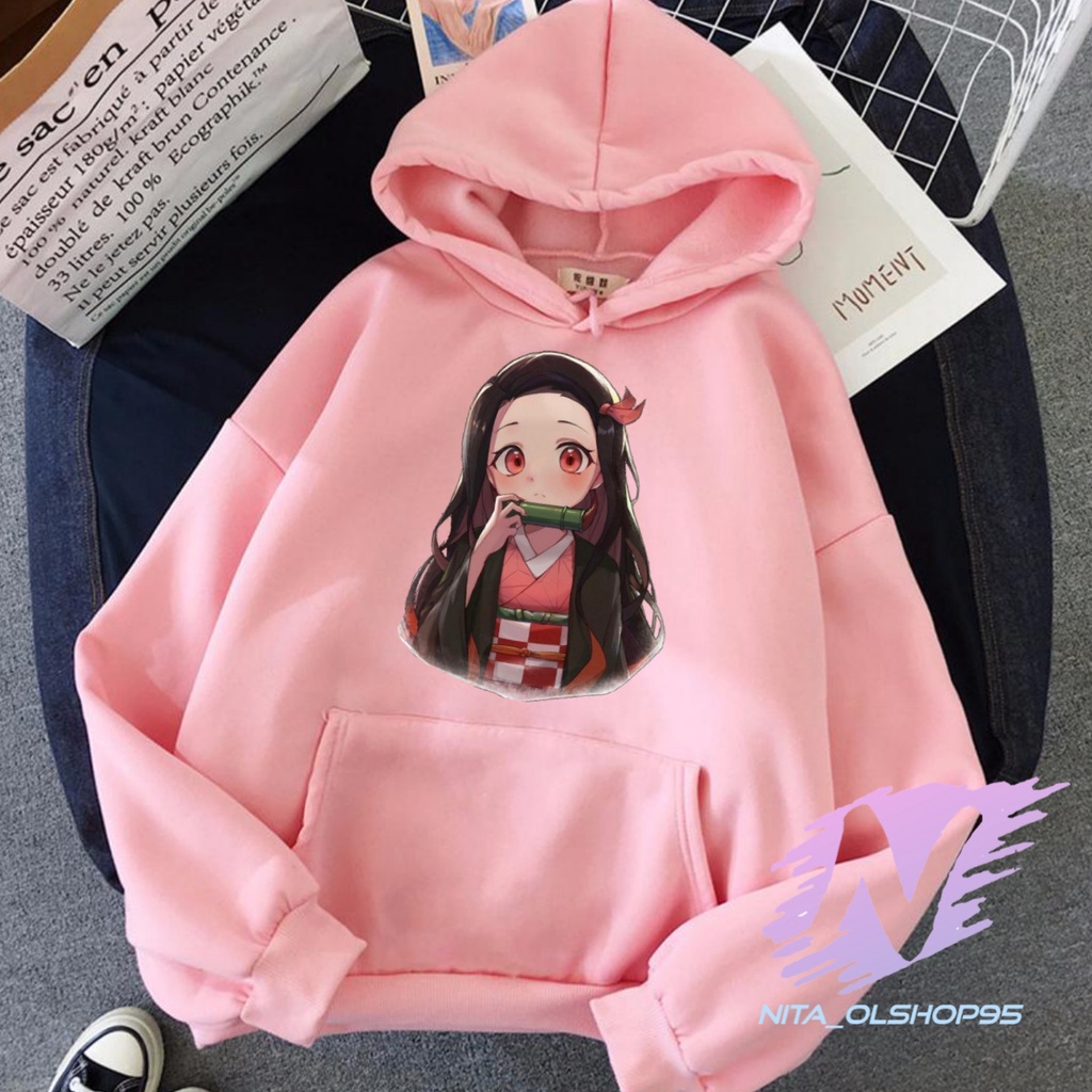 NEZUKO SWETER HOODIE KIDS ANIME NEZUKO