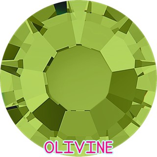 OLIVINE คริสตัล เพชรรีดร้อน คริสตัลตกแต่งเสื้อผ้า คริสตัลตกแต่งเล็บ คุณภาพดี เกรด TOP DMC ใช้แทน Swarovski ได้