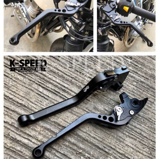 มือเบรคมือครัสแต่ง Diabolus For Royal Enfield GT650 และ interceptor650 2018-2023 (สินค้าแท้จากk-speed)