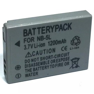 แบตเตอรี่กล้อง รุ่น NB-5L Replacement Battery for Canon