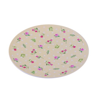 Food dispenser PLATE MELAMINE SUPERWARE LOLITA 9" YELLOW Tableware Kitchen equipment อุปกรณ์ใส่อาหาร จานตื้นเมลามีน SUPE