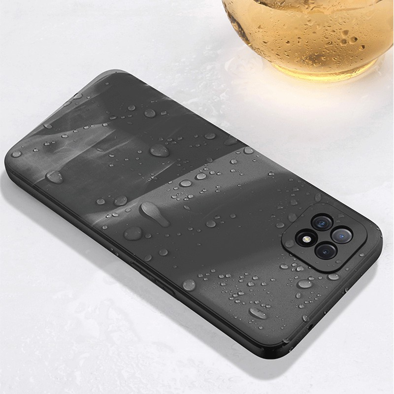 เคสสำหรับ OPPO Reno4 Z 5G Case Matte Silicone TPU Soft เคส OPPO Reno 4Z Reno4Z 5G Back Cover Black Phone Case