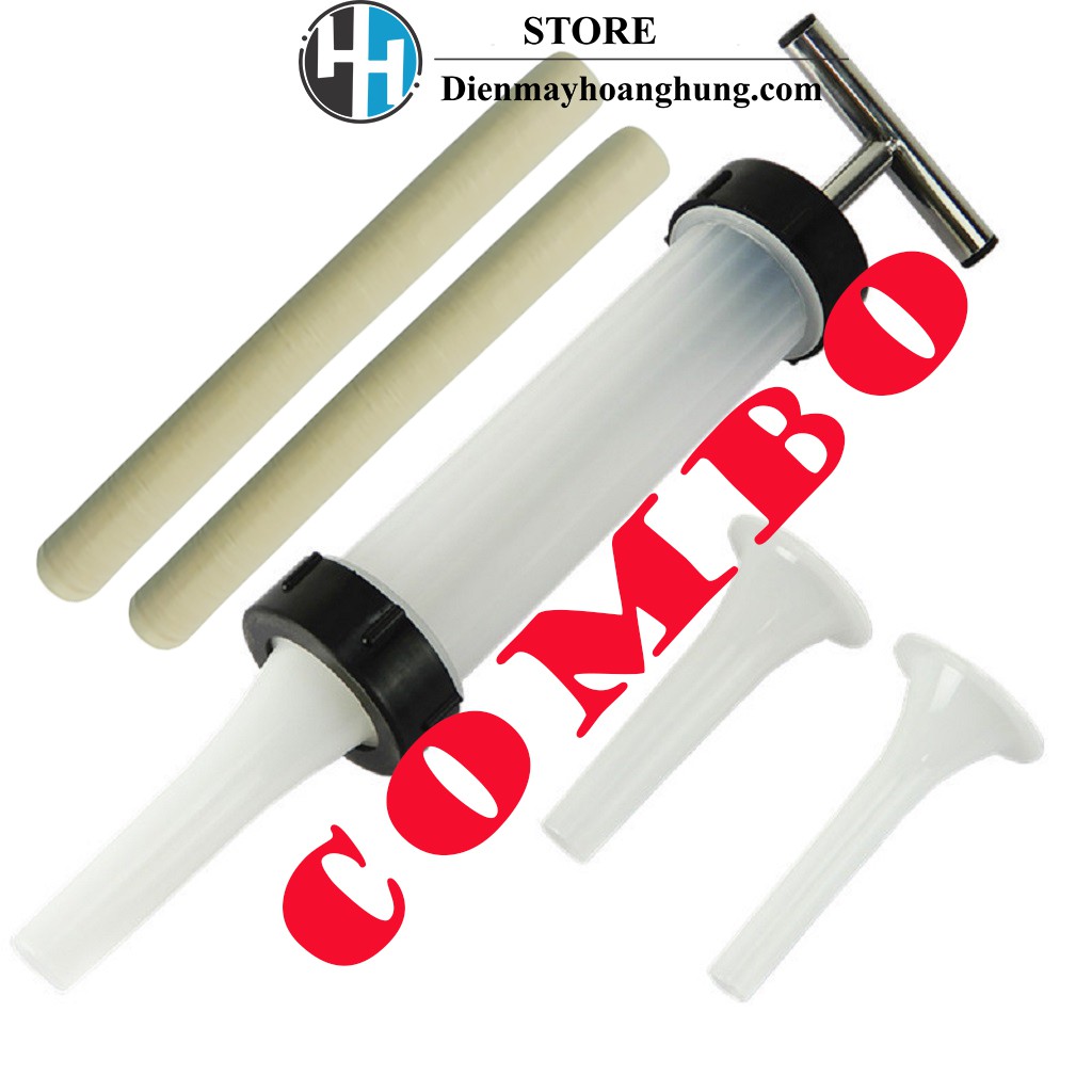 คอมโบ1ชุดพรีเมี่ยมไส้กรอกไส้กรอกและกระดูกอ่อนบรรจุเครื่องมือ+ปลอกที่ไม่ใช่คอลลาเจน2ม้วน23 NDX