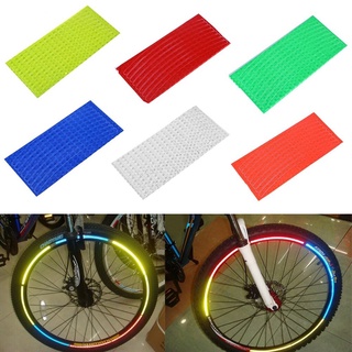 แถบสติกเกอร์สะท้อนแสงติดขอบล้อจักรยาน PVC Bicycle Bike Motorcycle Tire Rim Tire Reflective