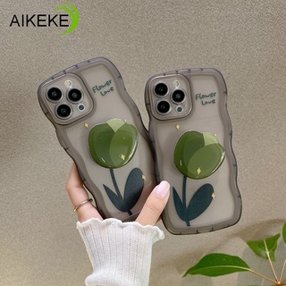 เคสป้องกันโทรศัพท์มือถือ TPU แบบนิ่ม ลายดอกทิวลิป มีป็อบอัพ สําหรับ Vivo V23 5G Pro Y76s Y52s Y31s X80 X50 X70 X60 X27 Pro IQOO V17 Neo S1 5G 4G