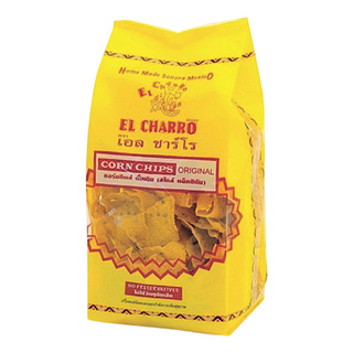 ✨  สุดว๊าว  ✨ เอล ชาร์โร คอร์นชิพ รสดั้งเดิม 200 กรัม El Charro Corn Chips Original 200 g