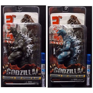 โมเดลซอฟ ก็อตซิลล่า งานแท้ (Godzilla 2001 Atomic Blast) มี 2 สีให้เลือก ขยับได้ทุกข้อส่วน ความสุงประมาณ 17 cm