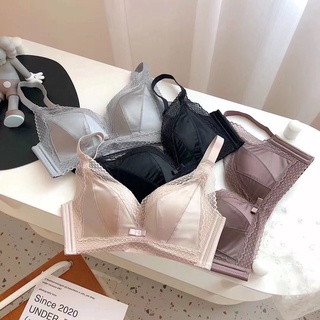 bra push up ชุดชั้นในสตรีไร้สายผ้าไหม bra