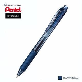 Pentel ปากกาหมึกเจล เพนเทล Energel X 0.5mm - หมึกสีน้ำเงินเข้ม