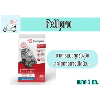 Felipro เฟลิโปร อาหารแมวสูตรควบคุมเกลือแร่ลดการเกิดนิ่ว 1 kg.