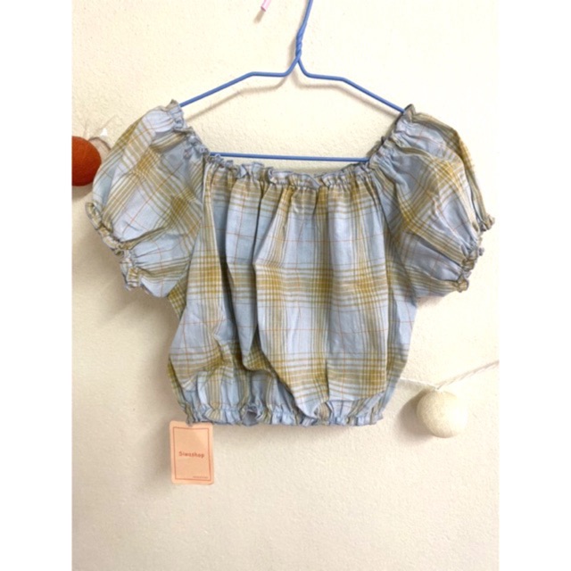 เสื้อปาดไหล่ Siwashop แขนตุ๊กตา