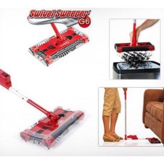 ไม้กวาดดูดฝุ่น Swivel Sweeper G6-Red