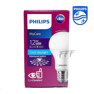 [PHILIPS] หลอดไฟ PHILIPS LED bulb MyCare ขนาด 12W E27 Daylight