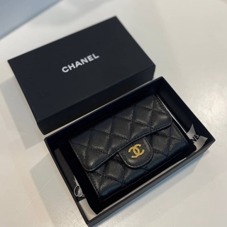 กระเป๋าใส่บัตรCHANEL MINI WALLET IN CAVEAR 💛