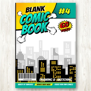 สมุดวาดการ์ตูน Blank Comic Book 4