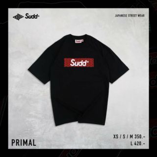 Sudd® เสื้อยืดโอเวอร์ไซส์ รุ่น Primal สีดำ