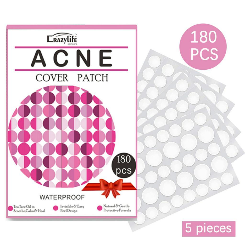 แผ ่ นแปะสิว Day Night ใช ้ กําจัดสิวที ่ มองไม ่ เห ็ น Acne Marks Block 180 แผ ่ น