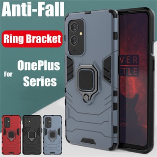 Phone Case OnePlus 9 9R Pro OnePlus Nord 2 2T CE2 Lite N200 N100 N10 ACE 5G Shockproof Ring Holder Armor Hard PC Cover