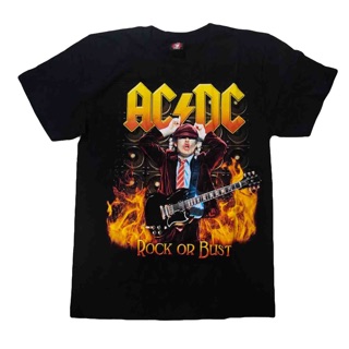 เสื้อวง AC/DC rock tshirt เสื้อวงร็อค AC/DC