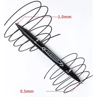 ปากกาเขียนซองไปรษณีย์ กันน้ำมี 2 หัว เขียนCD Marker