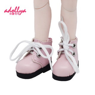 Adollya BJD รองเท้าบูทมาร์ตินลําลอง ขนาด 4.5 ซม. สําหรับตุ๊กตา 1/6