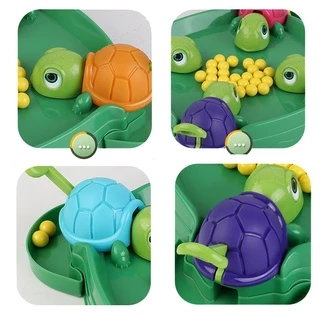 ✨พร้อมจัดส่ง😎กบเด็กกินถั่วของเล่น hungry frog เกมบนโต๊ะ เกมครอบครัว turtle eating bean เกมการแข่งขัน