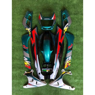 ชุดสีDash รุ่น2  ชิ้นสีทั้งคัน+บังไมล์. สติ๊กเกอร์ตามรูป