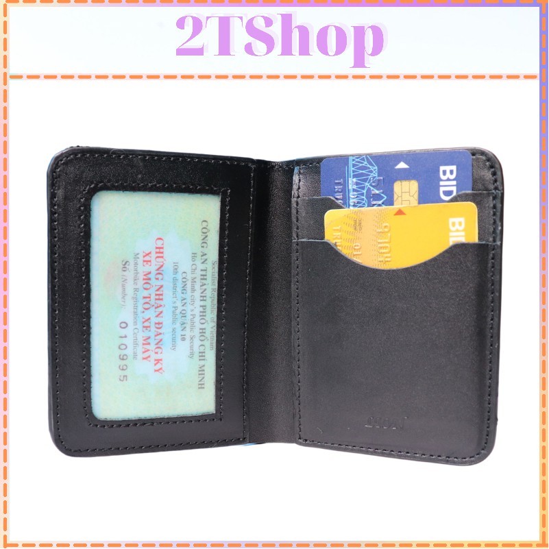 Scott Uni กระเป๋าสตางค์ผู้ชายหนังวัวสองพับคุณภาพสูงสะดวกและทันสมัยที่ 2tshop.official