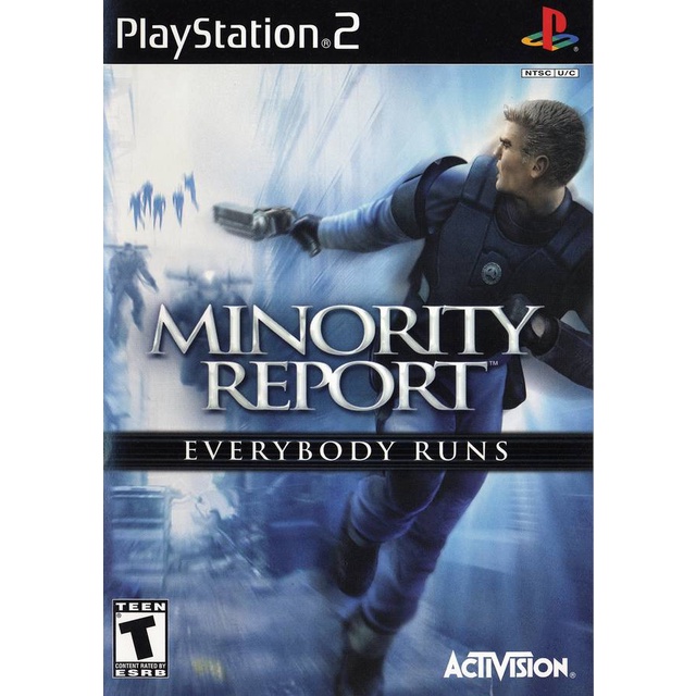 Minority Report Everybody Runs แผ่นเกมส์ PS2