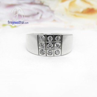 Finejewelthai-แหวนเพชร cz-แหวนเงิน 925-R1023cz