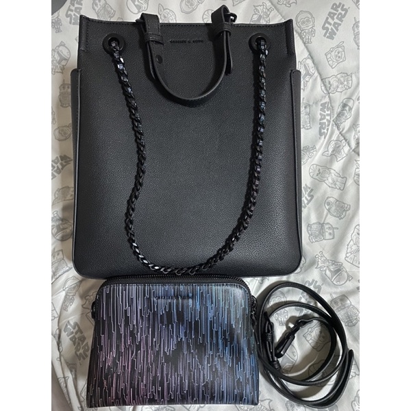 Charles&Keith Spectrum Series: Double Chain Handle Tote Bag