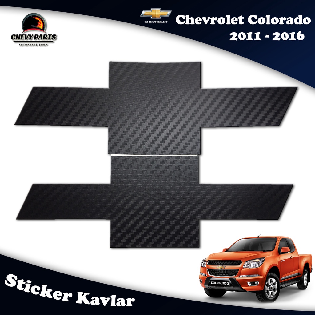 โลโก้เชฟโรเลต สติ๊กเกอร์โลโก้ เคฟล่า Carbon kevlar Chevrolet Cruze,Colorado,Trailblazer,Captiva