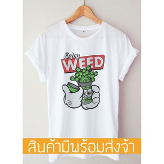 เสื้อยืด WEED T-shirt